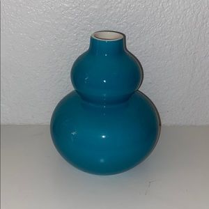 crate and barrel blue vase